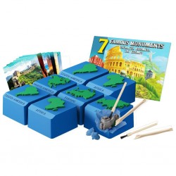 Dia Joc Educativ Luna Toys 30.5*8*25.4cm Kit Excavare 7 Monumente Ale Lumii 622703