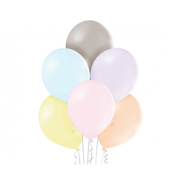 God Balon Latex B105, 30cm, Pastel Macaron Assorted, 50/set Gp04-322/02