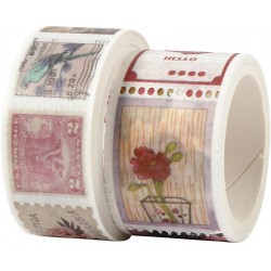 Cc Banda Decor 15mm*5m Stamp And Flower 25244