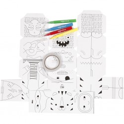 Cc Mini Kit Creativ Carton Monstrii&roboti 977210