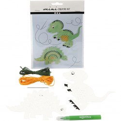 Cc Mini Kit Creativ Broderie Dinozaur 977217