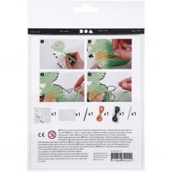 Cc Mini Kit Creativ Broderie Dinozaur 977217