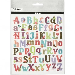 Cc Sticker Decor Alphabet 59pc 27190