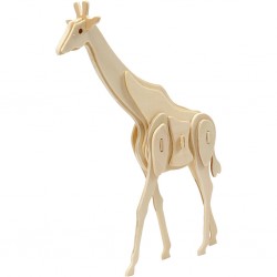 Cc Figurina Lemn 3d Girafa 20x4.2x25 Cm 580507