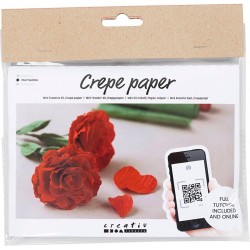 Cc Mini Kit Creativ Flori Din Hartie Creponata - Trandafiri 977475