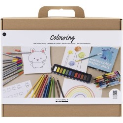 Cc Kit Creativ Maxi Pentru Desen Si Colorat 51 Piese 970846