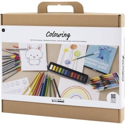 Cc Kit Creativ Maxi Pentru Desen Si Colorat 51 Piese 970846