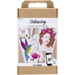 Cc Kit Creativ Pentru Desen Si Colorat Cu Markere Pe Baza De Alcool 970839