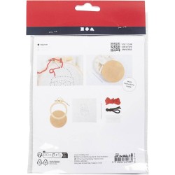 Cc Mini Kit Creativ Craciun Decoratiuni Suspendate Brodate Mos Craciun 977489