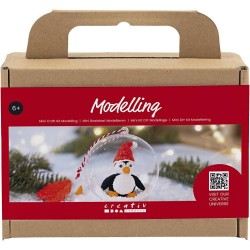 Cc Mini Kit Creativ Modelare, Glob Craciun - Pinguin 977491