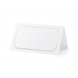 Pd Carti Vizita Masa Place Cards Frame, Gold, 9.5 X 5.5 Cm 10/set Ws8-019me