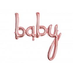 Pd Balon Folie Aluminiu Baby, Rose Gold, 73.5x75.5cm Fb42m-019r