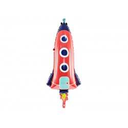 Pd Balon Folie Aluminiu Rocket, 44x115cm, Mix Fb61