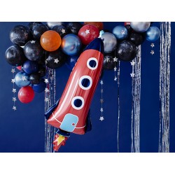 Pd Balon Folie Aluminiu Rocket, 44x115cm, Mix Fb61