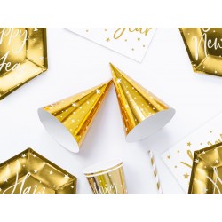 Pd Coif, Stars, Gold, 16cm 6/set Cpp20