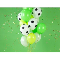 Pd Baloane Balloons 30cm, Football, Pure White 6/set Sb14p-299-008b-6