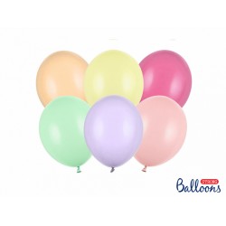 Pd Baloane Strong Balloons 23cm, Pastel Mix, 100/set Sb10p-000p