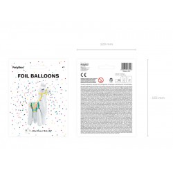 Pd Balon Folie Aluminiu Llama, 39x61cm, Mix Fb73