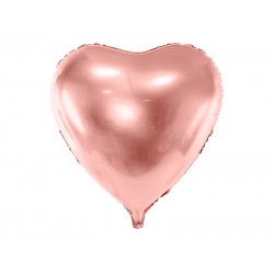 Pd Balon Folie Aluminiu Heart, 72*73cm, Rose Gold Fb77m-019r