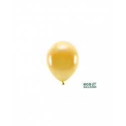 Pd Baloane Eco Balloons, 26cm, Metallic, Gold 100/set Eco26m-019