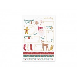 Pd Sticker Decor Christmas, Santa, Mix Np4