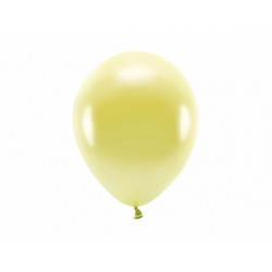 Pd Baloane Eco Balloons 26cm, Metallic Light Yellow 10/set Eco26m-084j-10
