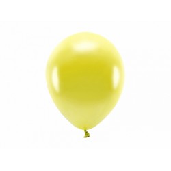 Pd Baloane Eco Balloons 26cm, Metallic Yellow 10/set Eco26m-084-10