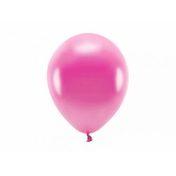 Pd Baloane Eco Balloons 26cm, Metallic Fuchsia 10/set Eco26m-080-10