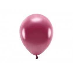 Pd Baloane Eco Balloons 26cm, Metallic Deep Red 10/set Eco26m-082-10