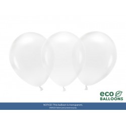Pd Baloane Eco Balloons 26cm, Crystal Clear 10/set Eco26c-099-10