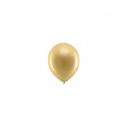 Pd Baloane Rainbow Balloons, 23cm, Metallic, Gold 100/set Rb23m-019