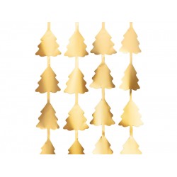 Pd Ghirlanda Christmas Trees, Gold, 100 X 245cm Gnt3-019