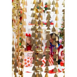 Pd Ghirlanda Christmas Trees, Gold, 100 X 245cm Gnt3-019