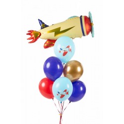 Pd Baloane Balloons 30cm, Plane, Pastel Light Blue, 6/set Sb14p-312-000-6