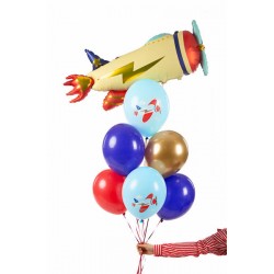 Pd Baloane Balloons 30cm, Plane, Pastel Light Blue, 6/set Sb14p-312-000-6