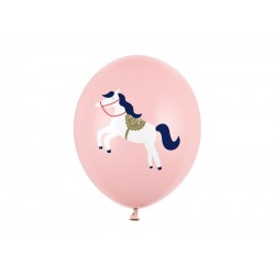 Pd Baloane Balloons 30cm, Little Horse, Pastel Pale Pink, 6/set Sb14p-316-081j-6