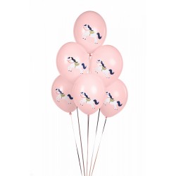 Pd Baloane Balloons 30cm, Little Horse, Pastel Pale Pink, 6/set Sb14p-316-081j-6