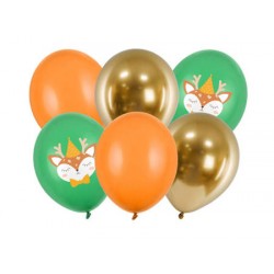 Pd Baloane Balloons 30cm, Deer, Mix, 6/set Sb14p-317-000-6