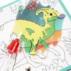 De Carte De Colorat Cu Marker Magic Pentru Desen In Apa Dinozauri Kidea Mwkwfka