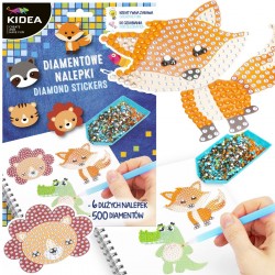 De Stickere 6/set Cu Diamante Colorate Animale Kidea Ndzka