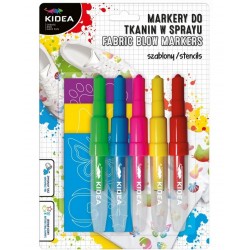 De Markere Spray Pentru Textile 5 Culori/set Animals Kidea Mtssz5ka