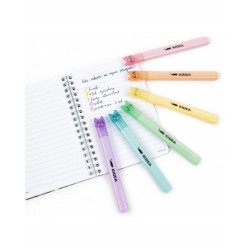 De Textmarker Pisici 6/set Culori Pastel Kidea Fk6kka