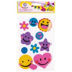 As Sticker Spuma Happy Smileys 10/set Astra Creativo 335122018