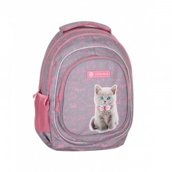 As Rucsac Scolar 3 Compartimente Astrabag Pinky Kitty Ab330 502022139