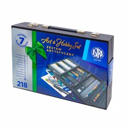 As Set Astra Art&hobby 218 Piese Cu Valiza Lemn 602124001