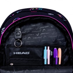 As Rucsac Scolar 3 Compartimente Head Smile Sparkle Shine ! Ab300 502024112