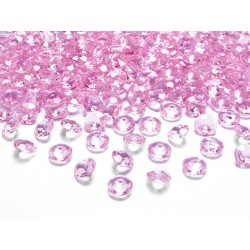 Pd Confetti Diamante, Diamond Confetti, Light Pink, 12mm 100/set Adc12-081j