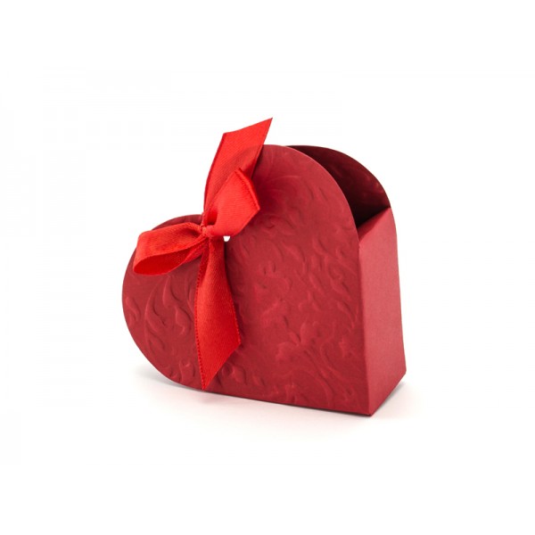 Pd Cutie Boxes Heart, Red 10/set Pudp11