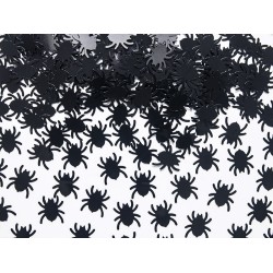 Pd Confetti, Confetti Spiders, Black, 1.2 X 1.2cm, 15g Kons23