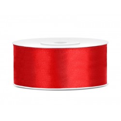 Pd Banda Satin, Satin Ribbon, Red, 25mm/25m Ts25-007